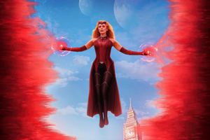 Unraveling Realities Scarlet Witch Wallpaper
