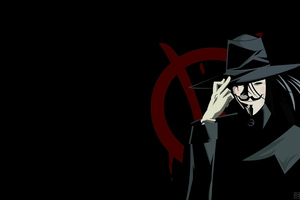 V For Vendetta Anonymus 4k