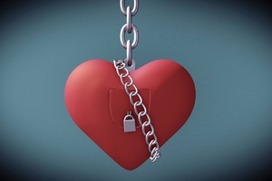Valentine Day Heart Lock Wallpaper