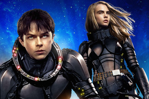 Valerian And Laureline In Valerian And The City Of A Thousand Planets (1366x768) Resolution Wallpaper