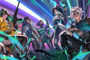 Valorant Game Characters Girls (1280x1024) Resolution Wallpaper