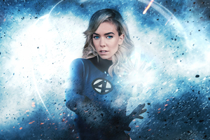 Vanessa Kirby As Invisible Woman (2932x2932) Resolution Wallpaper