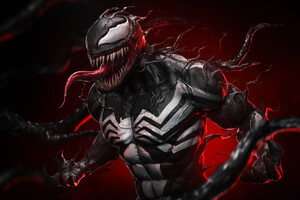 Venom 4k 2020 Artwork (2560x1024) Resolution Wallpaper