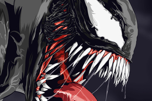 Venom 4k Digital Artwork 2018