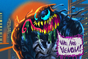 Venom Colorful Art 4k