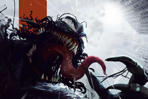 Venom Devil Art 4k (1336x768) Resolution Wallpaper