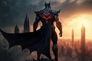 Venom Diablo Batman Hellspawn Cyborg Mix 4k