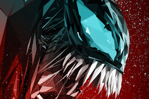Venom Digital Illustration 4k (2048x2048) Resolution Wallpaper