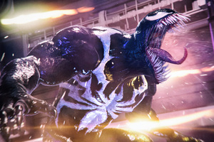 Venom In Marvels Spider Man 2 Game (3840x2160) Resolution Wallpaper