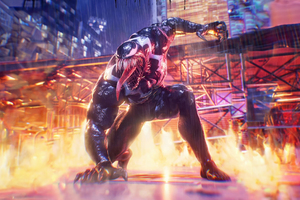 Venom In Marvels Spider Man 2 (2560x1080) Resolution Wallpaper
