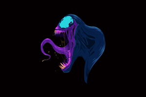 Venom Minimalist Art 4k