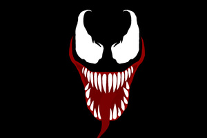 Venom Movie Face Wallpaper
