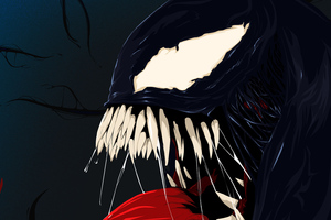 Venom Movie New Poster 4k (2880x1800) Resolution Wallpaper
