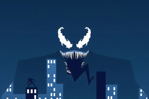 Venom Superhero Digital Art 4k