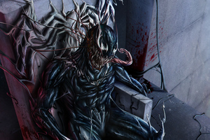 Venom Villian (2932x2932) Resolution Wallpaper