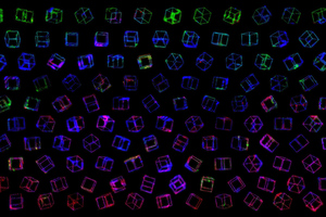 Vibrant Cubes Wallpaper