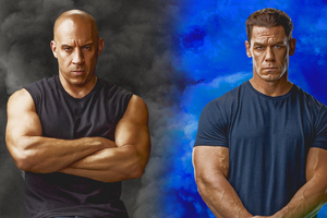 Vin Diesel And John Cena In Fast And Furious (2560x1080) Resolution Wallpaper