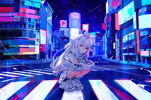 Virtual Youtuber Anime Girl 4k Wallpaper