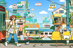 Walking In Beautiful Day (1440x900) Resolution Wallpaper