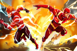 Wally And Barry Dc Dark Legion 2026 Game (1920x1080) Resolution Wallpaper