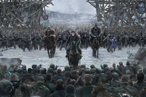 War For The Planet Of The Apes (1152x864) Resolution Wallpaper