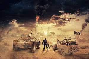 War In The Desert (2048x2048) Resolution Wallpaper