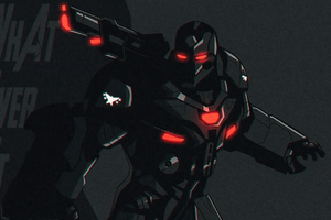 War Machine Avengers Endgame Minimal Wallpaper