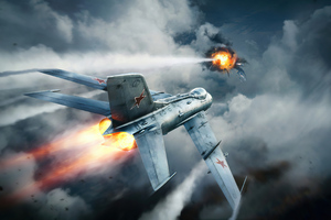 War Thunder Planes Art 4k (1600x900) Resolution Wallpaper