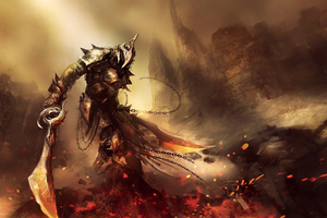 Warrior Fantasy Art 4k