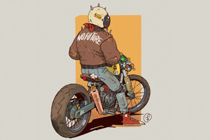 Wasteland Rider (1280x720) Resolution Wallpaper