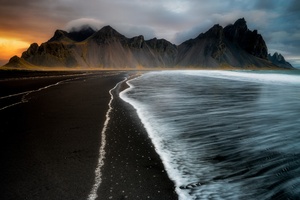 Water Iceland Coast 4k