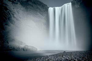 Waterfall Photography (1366x768) Resolution Wallpaper