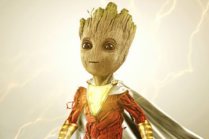 What If Baby Groot As Shazam