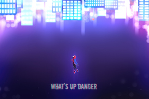 Whats Up Danger Spiderverse (1360x768) Resolution Wallpaper