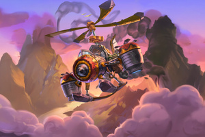 Whirring Protector Hearthstone (2560x1024) Resolution Wallpaper