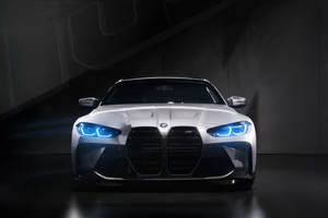 White Bmw M4 (1336x768) Resolution Wallpaper
