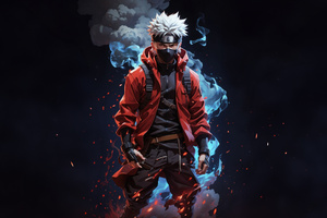 White Hair Naruto (2932x2932) Resolution Wallpaper