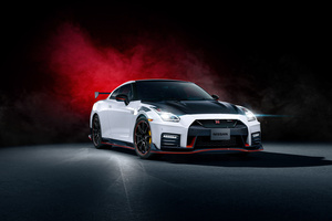White Nissan Gtr Nismo 2025 (1336x768) Resolution Wallpaper