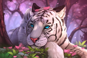 White Tiger Fantasy Art