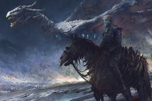 White Walker And Dragon