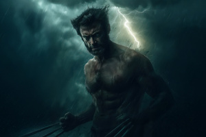 Wild Wolverine (2560x1024) Resolution Wallpaper