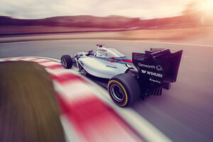 Williams 2014 F1 Car Rear (1024x768) Resolution Wallpaper