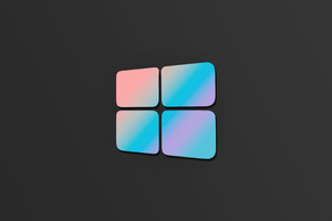 Windows 10 Logo Gray 4k Wallpaper