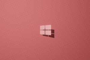 Windows 10 Logo Pink 4k