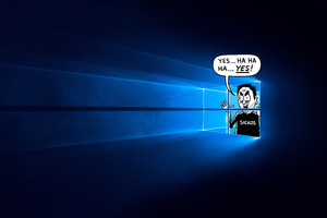 Windows 10 Meme Funny Wallpaper