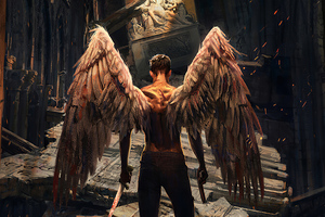 Wing Man Art (2560x1440) Resolution Wallpaper