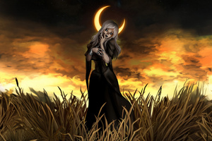 Witch Of The Withering Field (3440x1440) Resolution Wallpaper