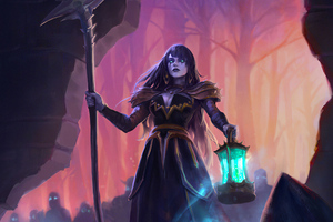 Witch With Lantern