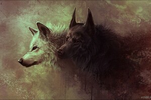 Wolf Art Wallpaper