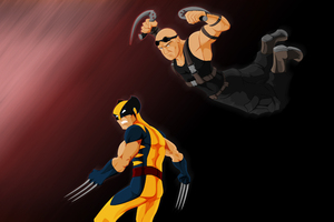 Wolverine And Riddick (2560x1600) Resolution Wallpaper